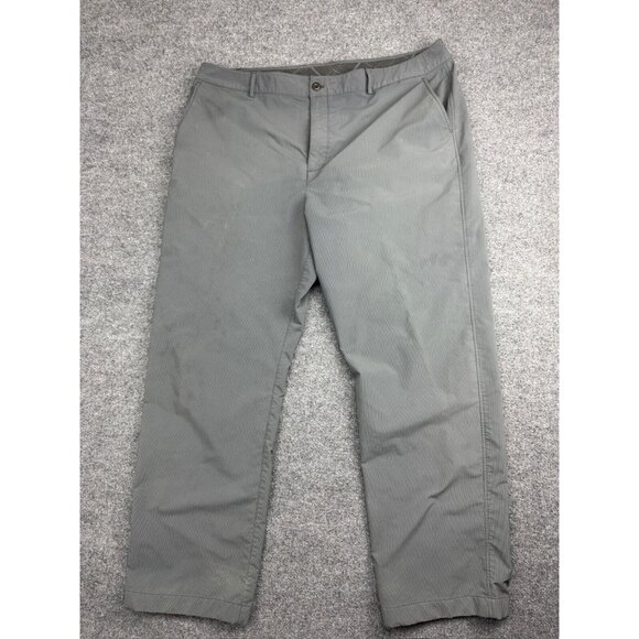 Under Armour Performance Pants Men's 42R Gray Straight Leg Comfort Waist Golfing - Picture 1 of 10
